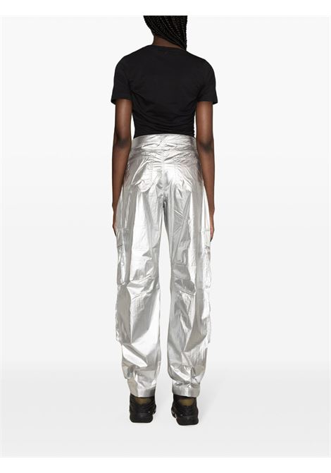 Silver wide-leg cargo trousers - women GOLDEN GOOSE | GWP01832P00145870100